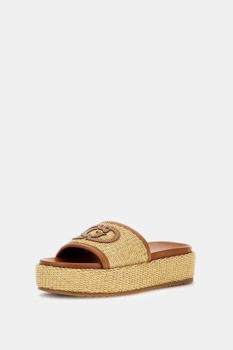 Kadın Lonney Casual Terlik - Kahverengi - Guess