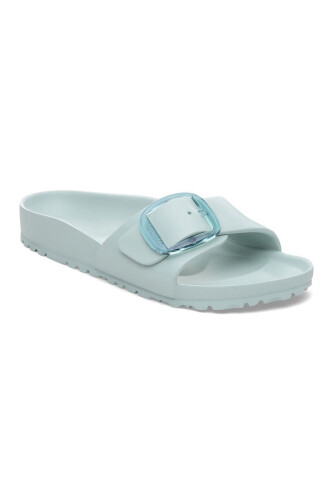 Kadın Madrid Eva Big Buckle Terlik - Su Yeşili - Birkenstock