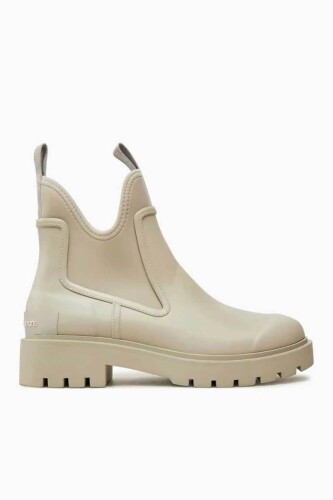 Kadın MID Chelsea Rainboot Bot - Krem - Calvin Klein