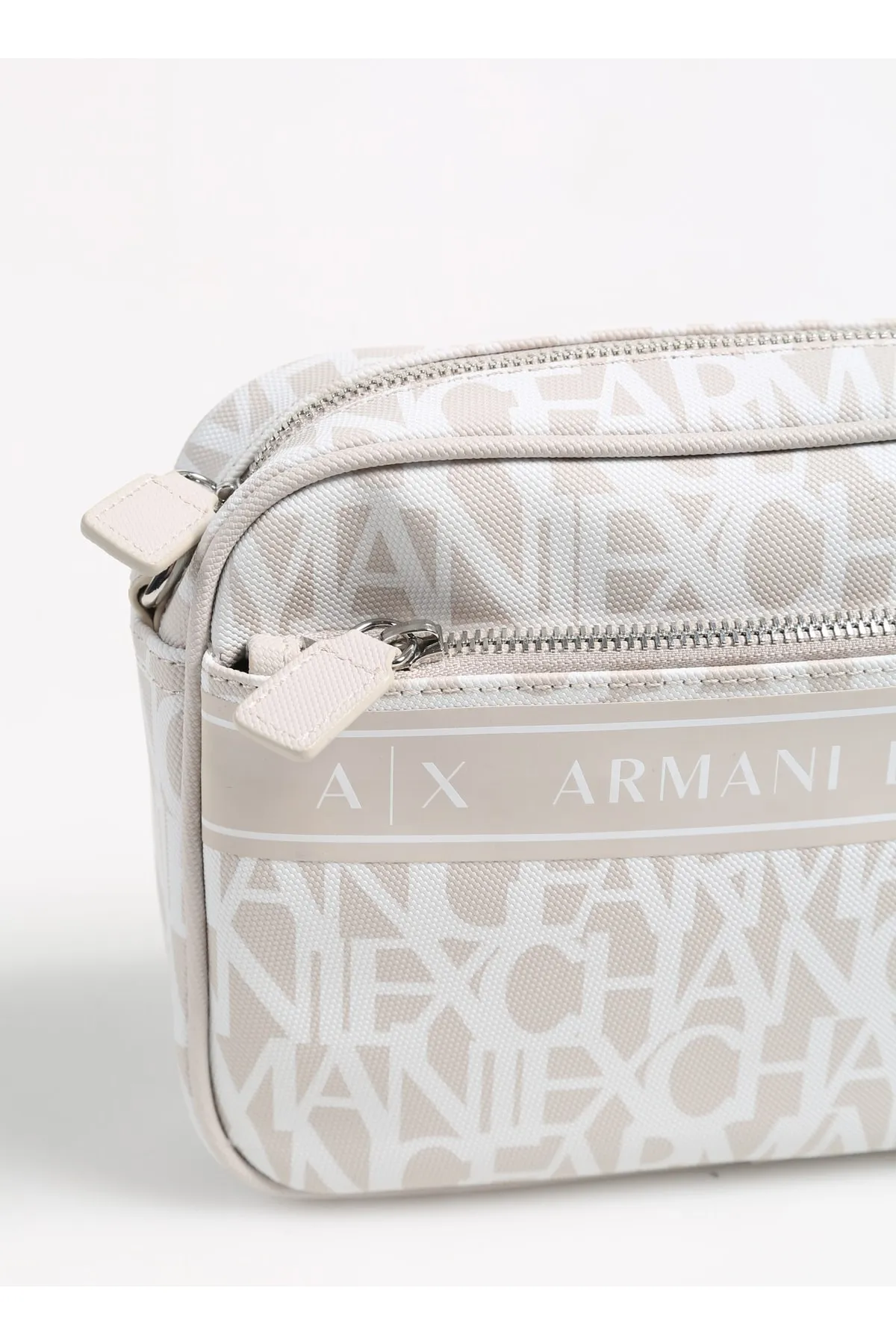 ARMANI EXCHANGE - Kadın Mini Omuz Çantası-Beyaz