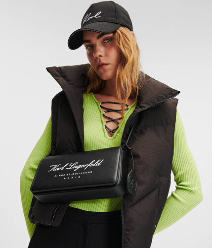 Kadın Mini Omuz Çantası-Siyah - Karl Lagerfeld NL