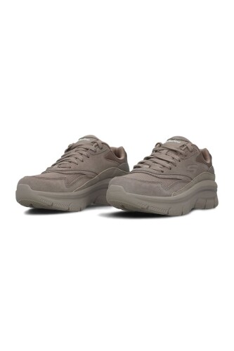 Kadın Modern D'Lux Kalın Tabanlı Sneaker - Koyu Bej - SKECHERS