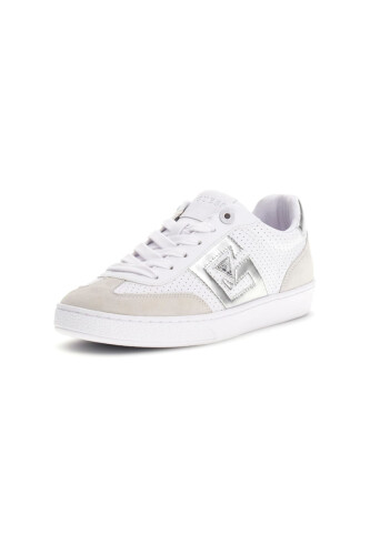 Kadın Nochee Süet ve Metalik Detaylı Sneaker - Beyaz - Guess