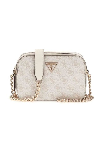 Kadın Noelle Crossbody Camera Bag Omuz Çantası - Krem - Guess