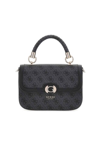 Kadın Orlina Logo Top El Çantası - Siyah - Guess