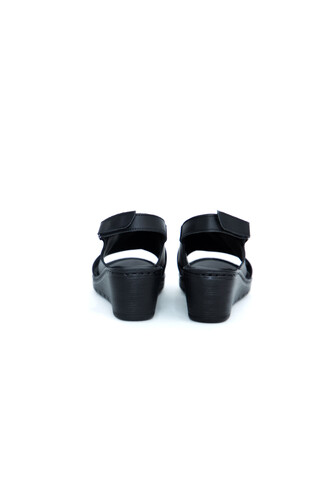 Kadın Ortopedik Sandalet PC-6907-Siyah - Thumbnail