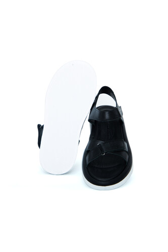 Kadın Ortopedik Sandalet PC-7100-Siyah - Thumbnail