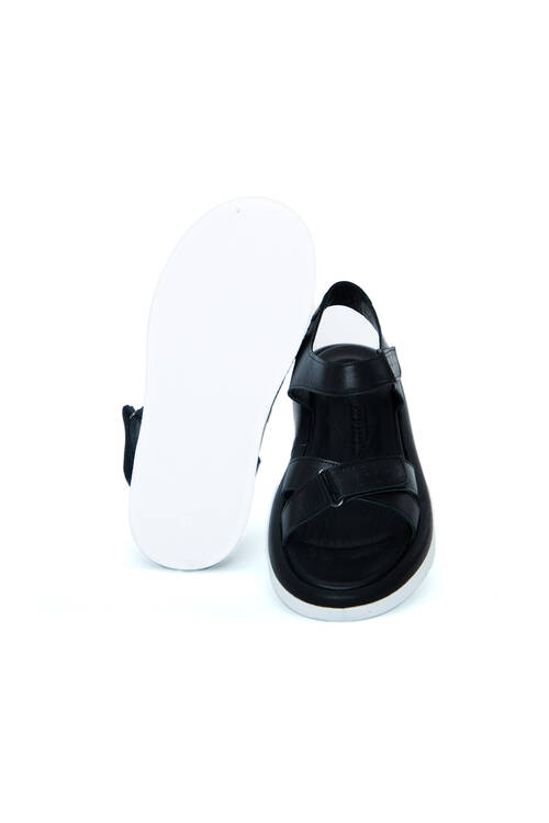 Kadın Ortopedik Sandalet PC-7100-Siyah