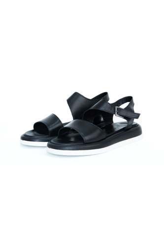 PİERRE CARDİN - Kadın Ortopedik Sandalet-PC-7101-Siyah
