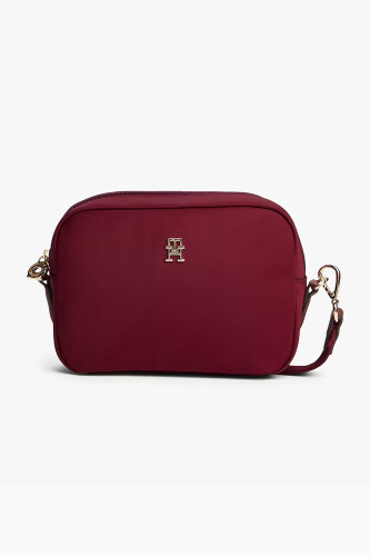 Kadın Popette Camera Bag Omuz Çantası - Bordo - Tommy Hilfiger