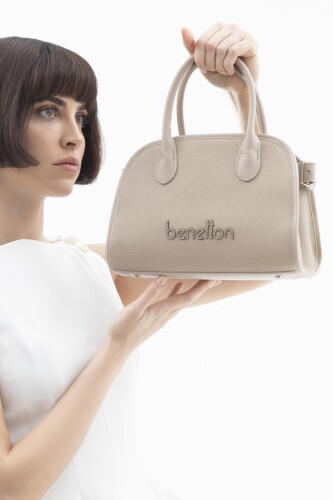 Kadın Print El Çantası - Ten - BENETTON