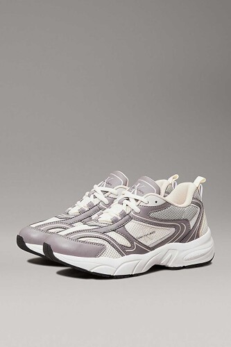 Kadın Retro Tennis Mesh Sn ML Sneaker Ayakkabı - Mor - Calvin Klein
