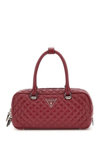 Kadın Rianee Satchel El Çantası - Bordo - Guess