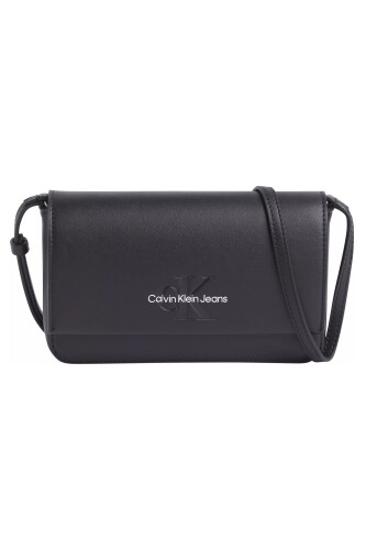 Kadın SCULPTED EW FLAP PHONE CB MONO Omuz Çantası-Siyah - Calvin Klein