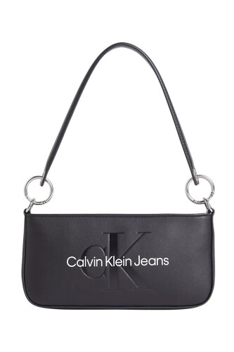 Kadın SCULPTED SHOULDER POUCH25 MONO Omuz Çantası-Siyah - Calvin Klein
