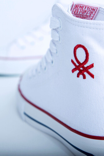 Kadın Spor Ayakkabı BN-30628-Beyaz - Thumbnail