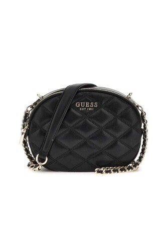 Kadın Tamsin Double Zip Çapraz Çanta - Siyah - Guess