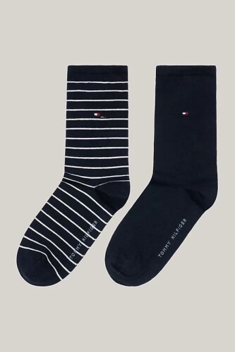 Kadın Th 2'li Çorap - Lacivert - Tommy Hilfiger