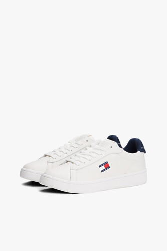 Kadın Th Archive 98 Sneakers - Ekru/Lacivert - Tommy Hilfiger