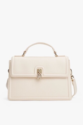 Kadın Th Eternity Mini Satchel El Çantası - Ekru - Tommy Hilfiger