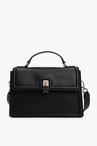 Kadın Th Eternity Mini Satchel El Çantası - Siyah - Tommy Hilfiger