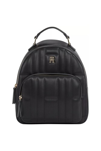 Kadın TH Feminine Sırt Çantası - Siyah - Tommy Hilfiger