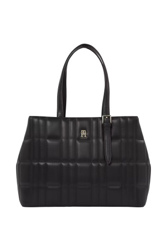 Kadın TH Feminine Tote Çanta - Siyah - Tommy Hilfiger