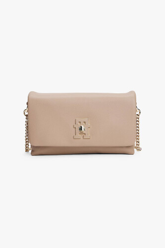 Kadın TH Modern Mini Çapraz Omuz Çantası - Taupe - Tommy Hilfiger