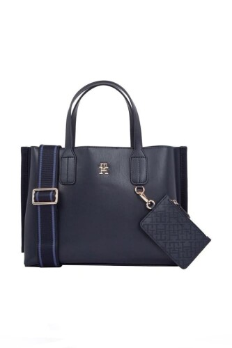 Kadın Th Webbing Strap Tote El Çantası - Lacivert - Tommy Hilfiger