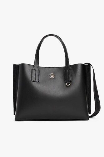 Kadın Th Webbing Strap Tote El Çantası - Siyah - Tommy Hilfiger