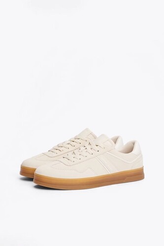 Kadın The Greenwich Süet Sneaker - Ekru - Tommy Hilfiger