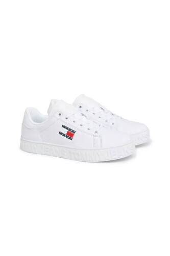 Kadın TJW COOL SNEAKER ESS Sneaker-Beyaz - Tommy Hilfiger