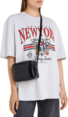 Kadın TJW ESS MUST CAMERA BAG SEASONAL Omuz Çantası-Siyah - Tommy Hilfiger