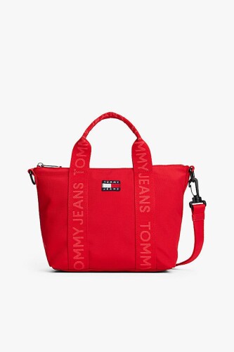 Kadın Tjw Günlük Mini Tote El Çantası - Kırmızı - Tommy Hilfiger