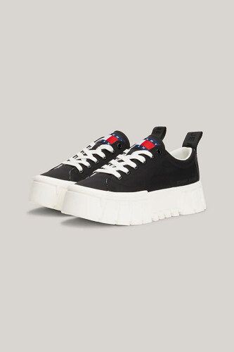 Kadın TJW LC Spor Ayakkabı - Siyah - Tommy Hilfiger