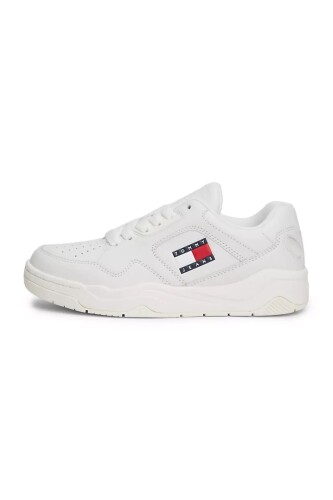 Kadın TJW New Basket Sneaker LC Ayakkabı Beyaz - Tommy Hilfiger