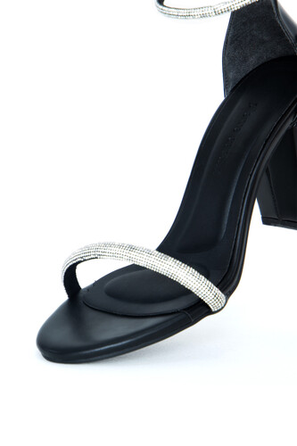 Kadın Topuklu Ayakkabı PC-52205-Siyah - Thumbnail