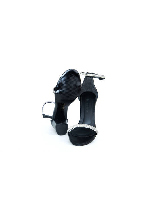 Kadın Topuklu Ayakkabı PC-52205-Siyah