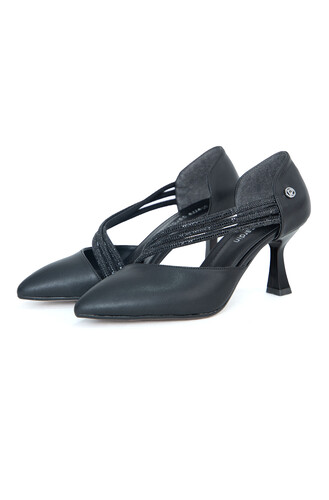 PİERRE CARDİN - Kadın Topuklu Ayakkabı PC-52225-Siyah