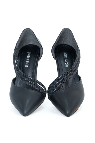 Kadın Topuklu Ayakkabı PC-52225-Siyah - Thumbnail