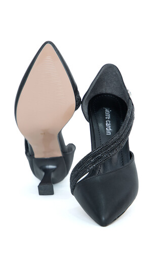 Kadın Topuklu Ayakkabı PC-52225-Siyah - Thumbnail