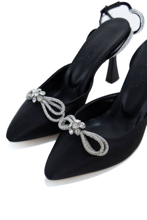 Kadın Topuklu Ayakkabı PC-52262-Siyah