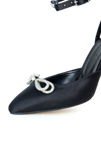 Kadın Topuklu Ayakkabı PC-52262-Siyah - Thumbnail