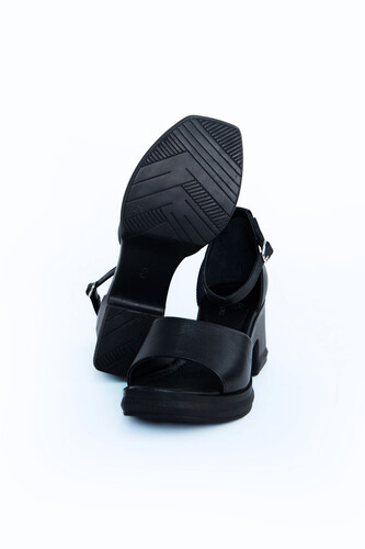 Kadın Topuklu Ayakkabı Z395001-Siyah - Thumbnail