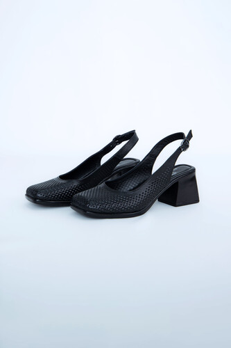 Kadın Topuklu Ayakkabı Z6919002-Siyah - Thumbnail