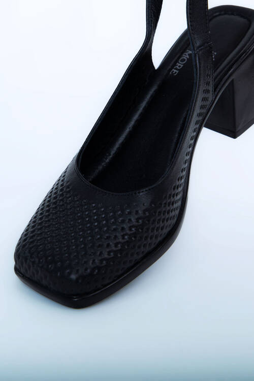 Kadın Topuklu Ayakkabı Z6919002-Siyah