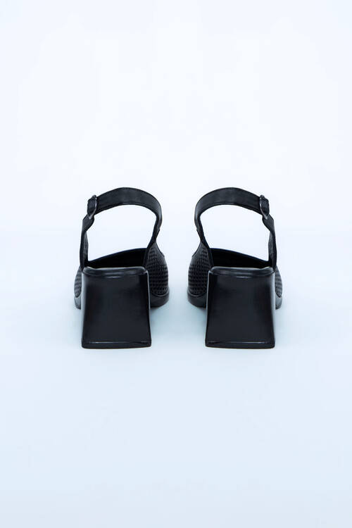 Kadın Topuklu Ayakkabı Z6919002-Siyah
