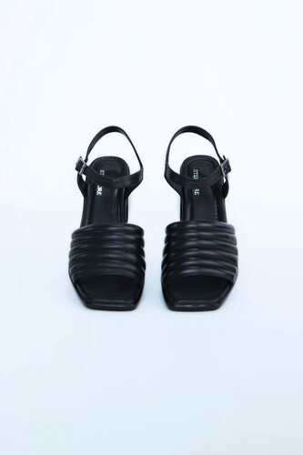 Kadın Topuklu Ayakkabı Z6919006-Siyah - Thumbnail