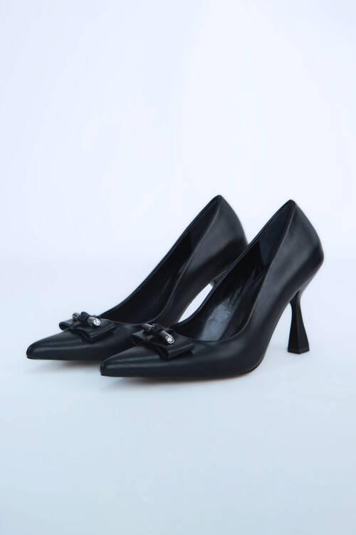 Kadın Topuklu Ayakkabı Z711513-Siyah