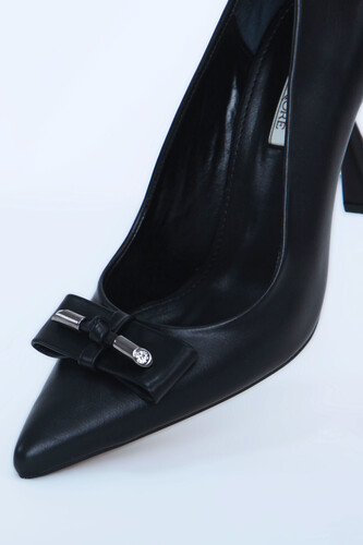 Kadın Topuklu Ayakkabı Z711513-Siyah - Thumbnail